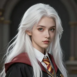 character concept art of a gorgeous white haired cute female wizard going to wizard school | | distinct - fine, key visual, realistic shaded perfect face, fine details by stanley artgerm lau, wlop, rossdraws, james jean, andrei riabovitchev, marc simonetti, sakimichan, and jakub rebelka, trending on artstation