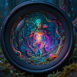 hell afterlife, illustrated by simon stalenhag and gaston bussiere, 3 5 mm lens, beautiful macro close - up imagery, rule of third, vibrantly lush neon lighting, beautiful volumetric - lighting - style atmosphere, intricate, ultra detailed, photorealistic imagery, trending on artstation, octane render, 4 k, 8 k