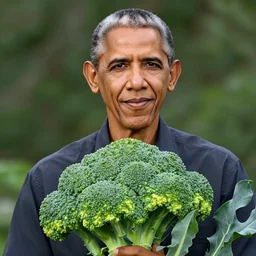 brokkoli obama hybrid, portrait