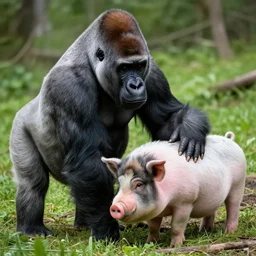 the offspring of a gorilla and a pig