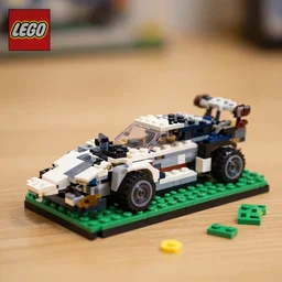 A lego set, f/1.4, 90mm