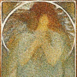 hands in the style of Alfonso Mucha