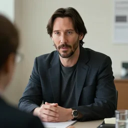 psychologist tries to explain that keanu reeves does not exist