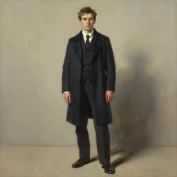 man standing, francis o toole art style