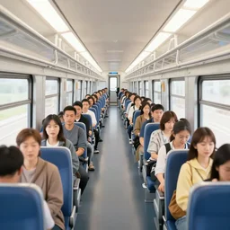 one million people in one train