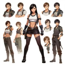 concept art of tifa lockhart by WLOP, rossdraws, Logan Cure, Mingchen Shen, BangkuART, sakimichan, yan gisuka, JeonSeok Lee, zeronis, Chengwei Pan on artstation