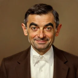a portrait of Mr Bean , detailed, centered, digital painting, artstation, concept art, donato giancola, Joseph Christian Leyendecker, WLOP, Boris Vallejo, Breathtaking, 8k resolution, extremely detailed, beautiful, establishing shot, artistic, hyperrealistic, octane render