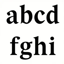accurate vector font serif gothic horror themed,'a b c d e f g h i'