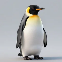 A penguin Dj, highly detailed, digital art, trending on Artstation,