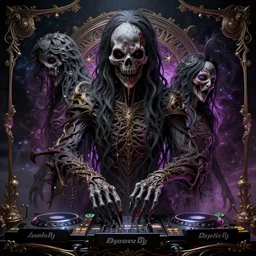 dj scariest horror nightmare by juni ito and horiyoshi iii, digital art, deepdream cosmic, 3 d high definition, trending on artstation, photorealistic, high resolution, 8 k, octane, hyper detailed, trending on deviantart insane details, intricate, elite, ornate, elegant trend, highly detailed and intricate, sharp focus, photography, unreal engine