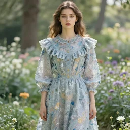 fashion editorial by Claude Monet. highly detailed. 8k. depth of field. photography