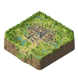 pit, isometric perspective, isometric map by sid meier's civilization vi, by craig mullins by jakub rozalski
