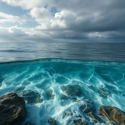 the sea made from water