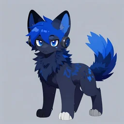 🟦 blue 🐈⬛ - 🦇 fursona 🦇👂 - n 4
