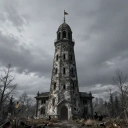 an atmospheric screenshot from stalker : shadow of chernobyl, forboding