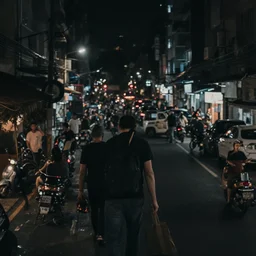 dark busy noisy background