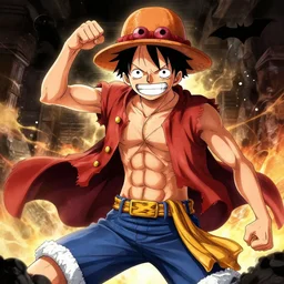 luffy in batman movie