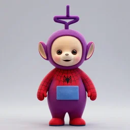joe biden as a teletubby spider - man, 3 d octane render, joe biden is a teletubby, dressed like spider - man, showing joe biden as a teletubby, cute photograph, render