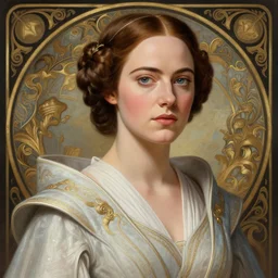 ultra realistic illustration, emma stone as princess leia, intricate, elegant, highly detailed, digital painting, artstation, concept art, smooth, sharp focus, illustration, art by artgerm and greg rutkowski and alphonse mucha