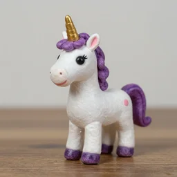unicorn vinyl stop motion doll