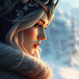 goddess of the winter twilight, highly detailed, digital painting, artstation, concept art, smooth, sharp focus, illustration, unreal engine 5, 8 k, art by artgerm and greg rutkowski laura sava and edgar maxence