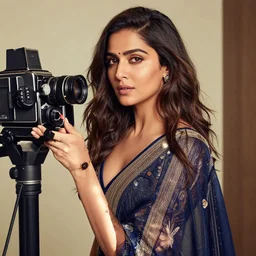 beautiful fashion portrait of Disha Patani, by Tim Walker, shot on phase one large format digital camera, 8K, natural lighting,