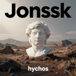 musician Jonsk album cover designed by Beeple and nychos. 3D rendering octane.