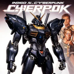 indigo gunpla droid raven black bird. visor. science fiction, portrait by donato giancola and greg rutkowski and wayne barlow. 2 0 0 2 cover. top all time r / imaginarycyberpunk.