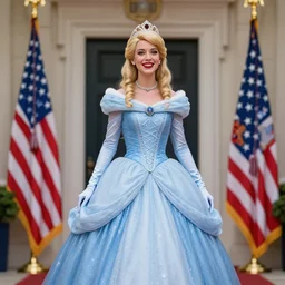 joe biden cosplaying as a princess