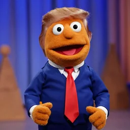 Donald-Trump-muppet on the Muppet Show