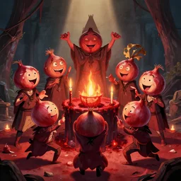 happy onion friends enact profane satanic bloodcult ritual