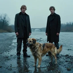 the forgotten dog, water caustics, film still from the movie directed by denis villeneuve and david cronenberg with art direction by h. r. giger