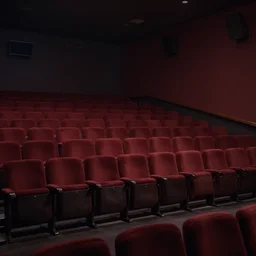 empty cinema lobby, liminal space, sad, 1 9 9 0 s, familiar, photography, dark, 3 d, lonely