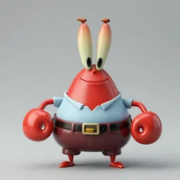 marble statue of mr krabs