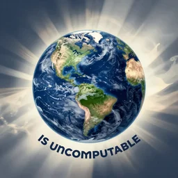earth is uncomputable, detailed illustration by tim doyle