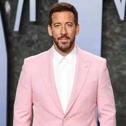 adam sandler wearing a pink suit