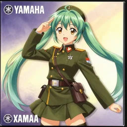 vocaloid katyusha, in soviet uniform of pioneers, russian vocaloid, vocaloid official box art, yamaha box art