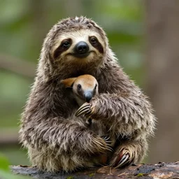 sloth - anteater hybrid hybrid professional photography