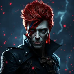 david bowie in bloodborne universe by hidetaka miyazaki, studio lights, 8 k hd.