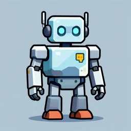 a game sprite of a robot
