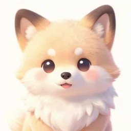 adorable, brilliant, elegant, pastel texture, matte painting hyperpop cutest fuzzy furry portrait of an anthropomorphic cartoon style fursona, drawn by Falvie, fleurfurr, trending on furaffinity trending on pixiv