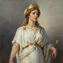 Greek empress art drawn in art style of WLOP full HD 4K highest quality realistic beautiful gorgeous natural WLOP artist painting