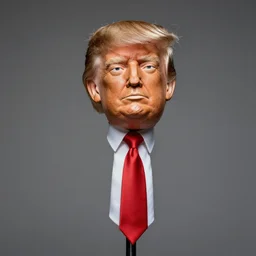 donald trump as hand puppet