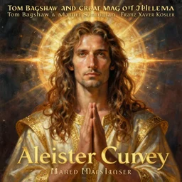 A Magical Portrait of Aleister Crowley and the Great Mage of Thelema, art by Tom Bagshaw and Manuel Sanjulian and Franz Xaver Kosler