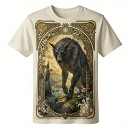 shadow, horror art, baroque, art nouveau, realistic landscape, 8 k, art by artgerm, concept art, stunning, animal t - shirt design, stunning, 8 k, by makoto shinkai, baroque, art nouveau
