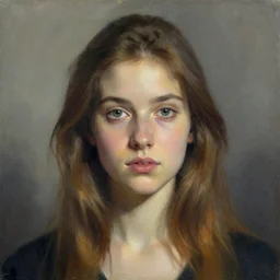 girl portrait by Guillaume Seignac