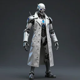cybernetic plague doctor 8 k hyperrealism fantasy terrifying
