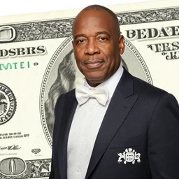 Steve harvey on a dollar bill