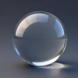 ultra realistic image of glass ball, keyshot 9, blender