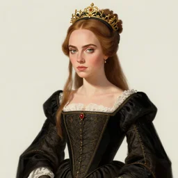 cara delevingne as lucrezia borgia, detailed digital art, trending on Artstation